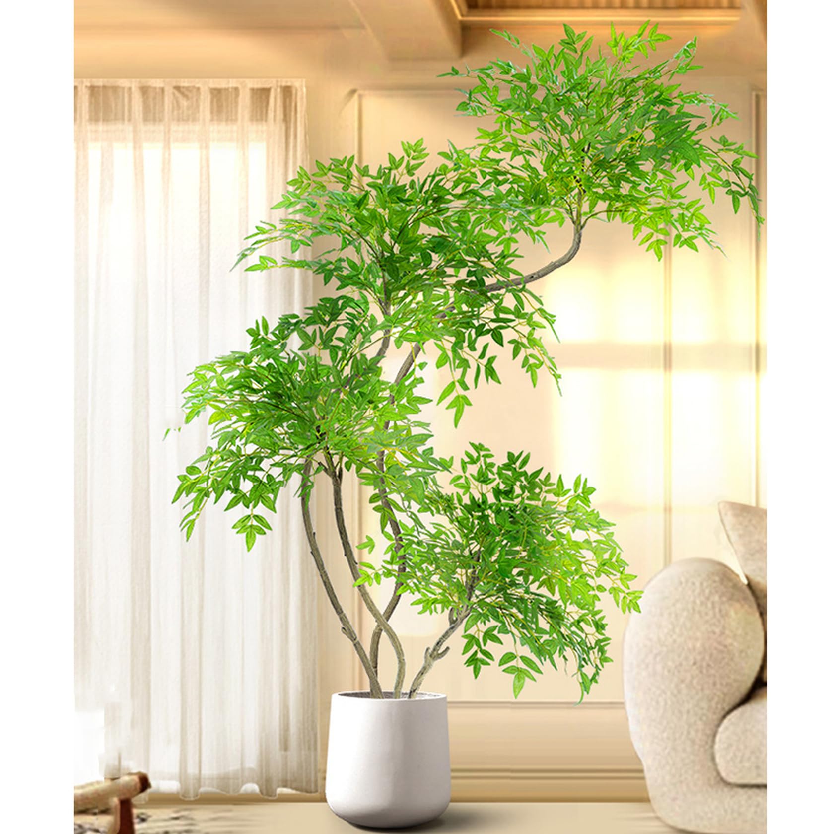 Amazon｜HGJH 人工観葉植物 大型 180CM フェイクグリーン 自然でリアル