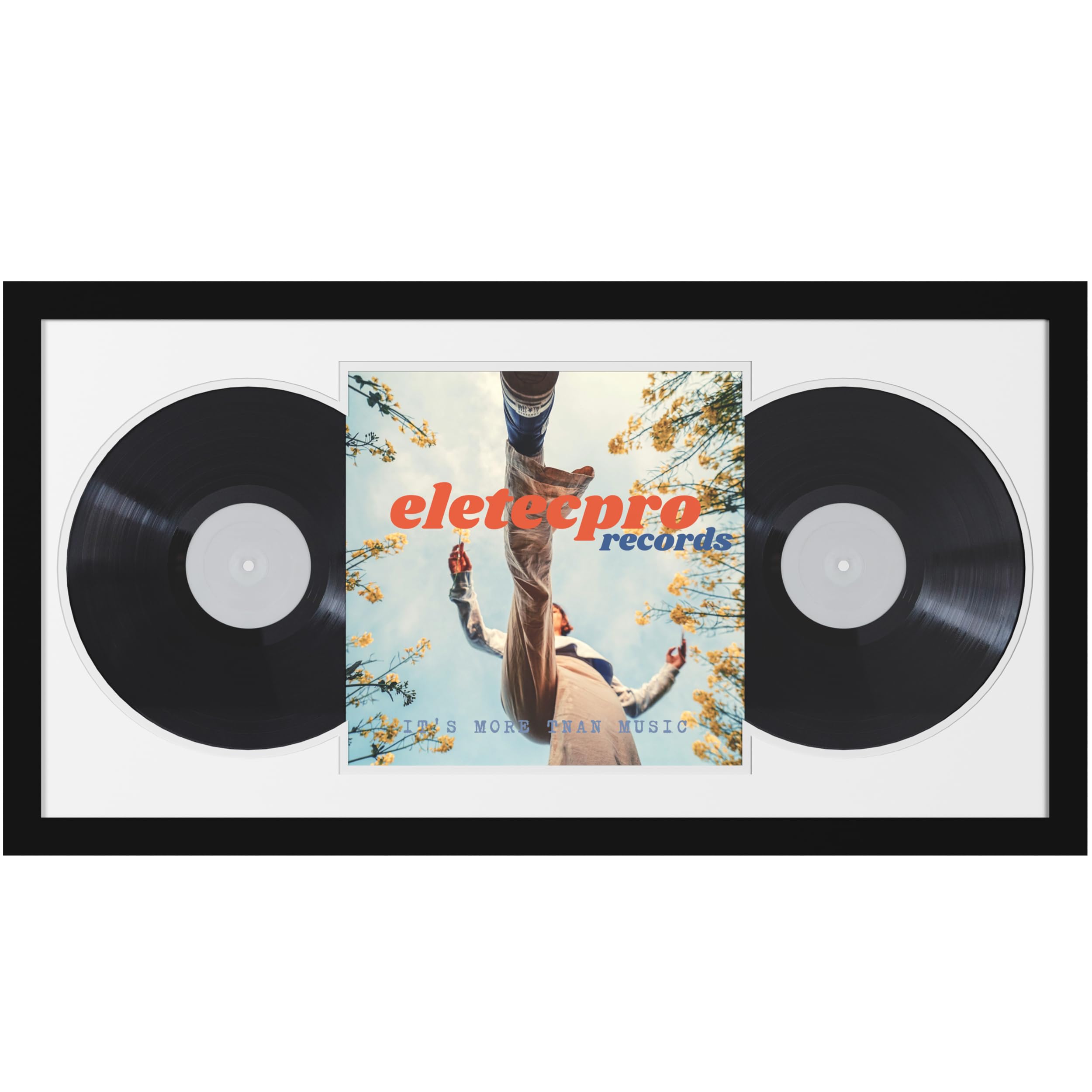 Amazon.com - eletecpro 16x32 Record Frame Display 12-inch Double