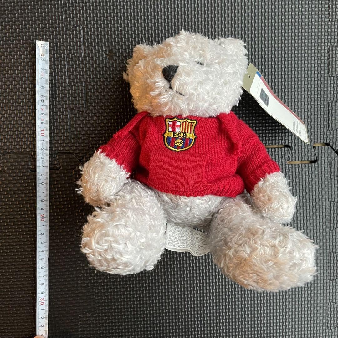 Amazon.co.jp: タグ付き FCバルセロナ ぬいぐるみ ベアー くま : おもちゃ