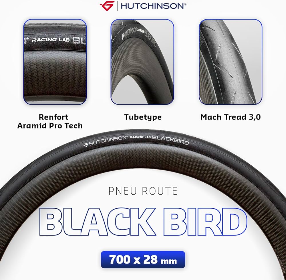 Amazon | ハッチンソン(Hutchinson) クリンチャータイヤ BLACKBIRD