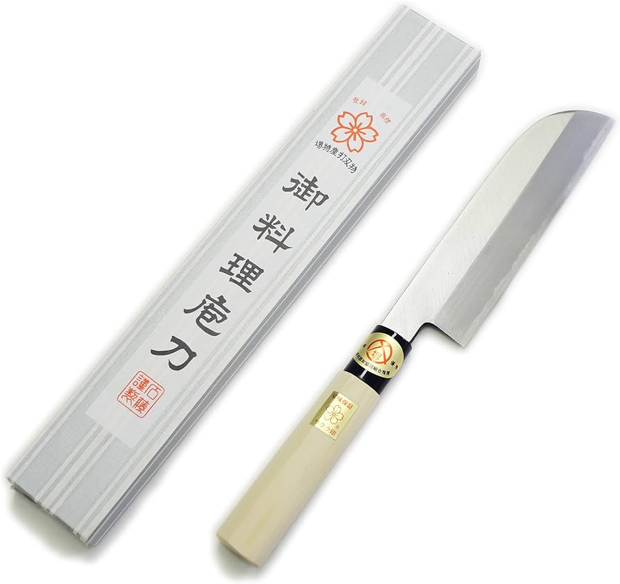 Amazon | 堺石藤 貞宗 鎌型薄刃 包丁 165mm 和包丁 | 堺石藤 | 菜切り包丁