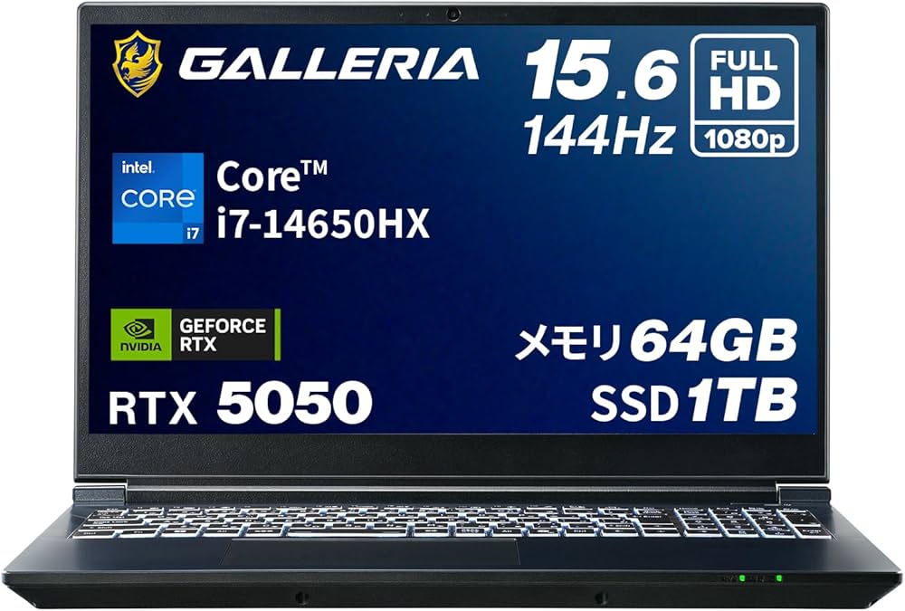 Amazon.co.jp: ガレリア ゲーミングノートPC 【 Core i7-14650HX