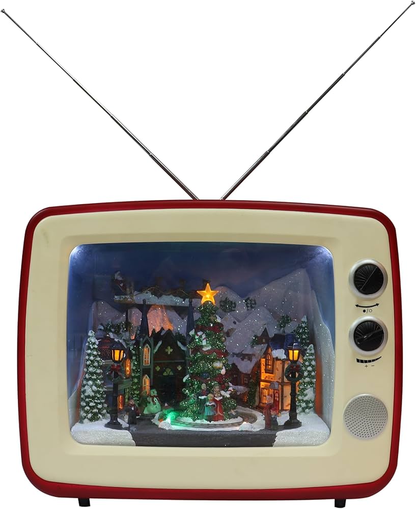 Amazon | MOMENTS IN TIME アニメーション レッド レトロ テレビ