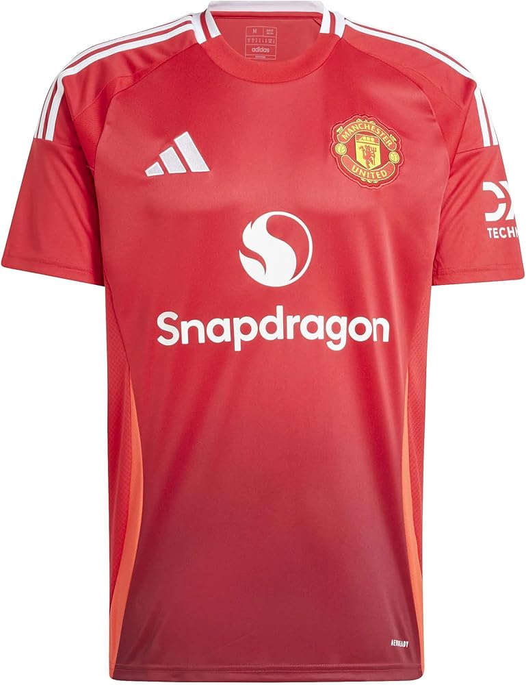 Amazon.com: adidas 2024-25 Manchester United Men's Stadium Home
