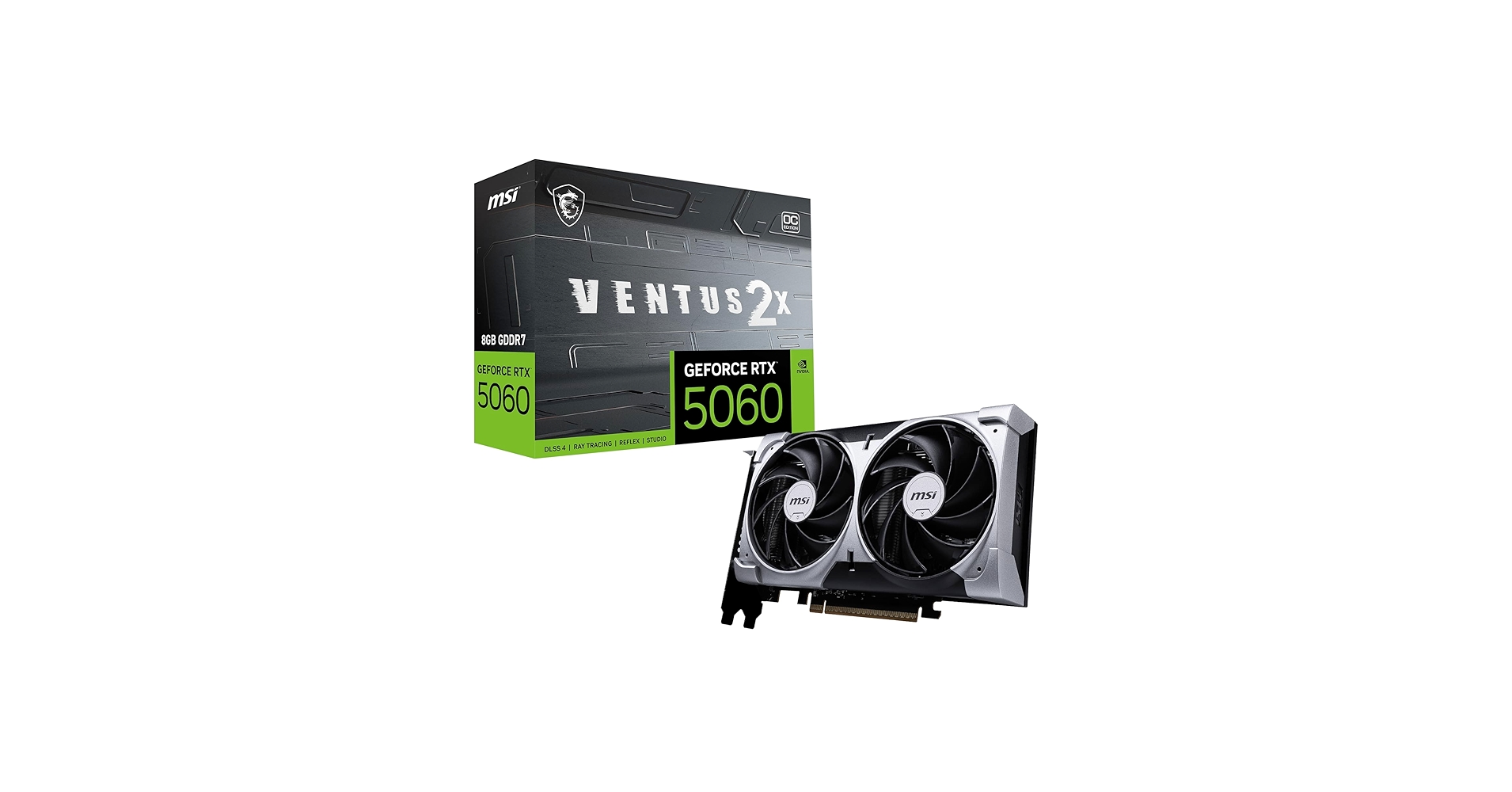 Amazon.com: msi Gaming RTX 5060 8G Ventus 2X OC Graphics Card (8GB