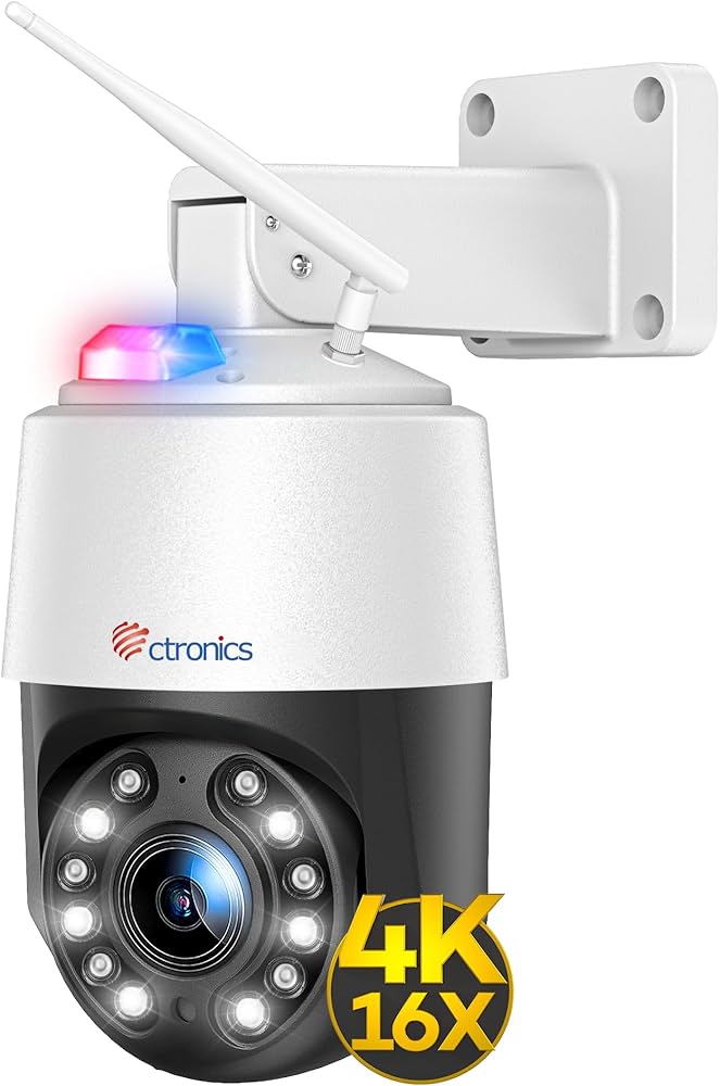 Amazon.co.jp: 【4K・16光学ズーム】Ctronics 防犯カメラ 屋外 800万