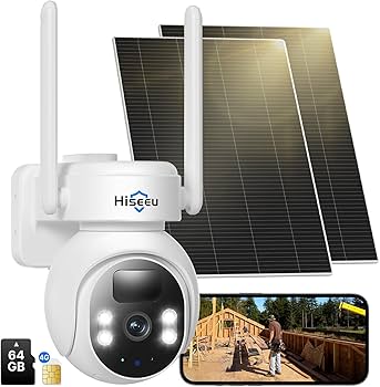 Amazon.com : Hiseeu No WiFi Security Camera, [24/7 Recording] 4G