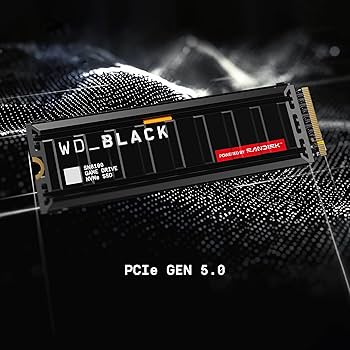 Amazon.com: WD_Black SN8100 4TB NVMe SSD with Heatsink - PCIe 5.0