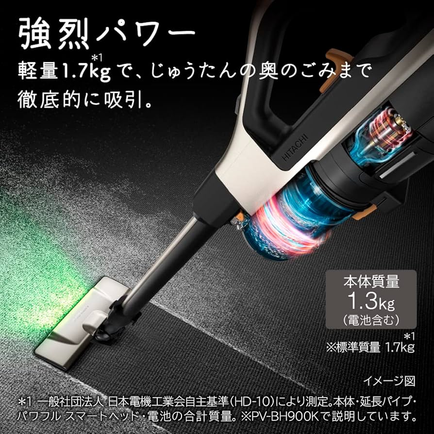 Amazon | 日立(HITACHI) 掃除機 パワーブーストサイクロン コードレス