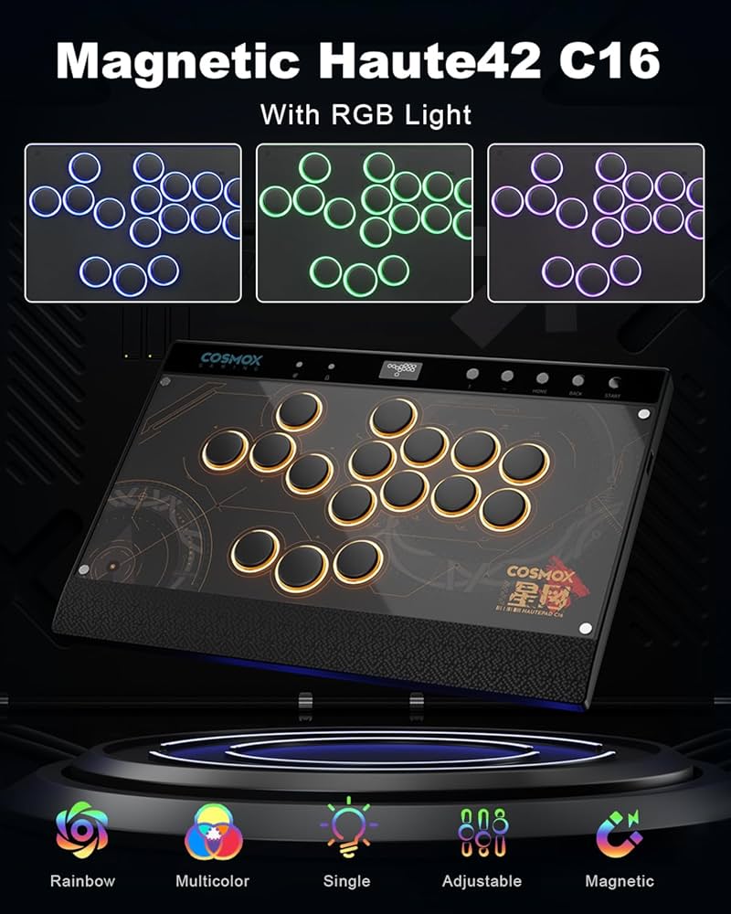 Amazon.com: Haute42 Leverless Controller Arcade Stick: Magnetic