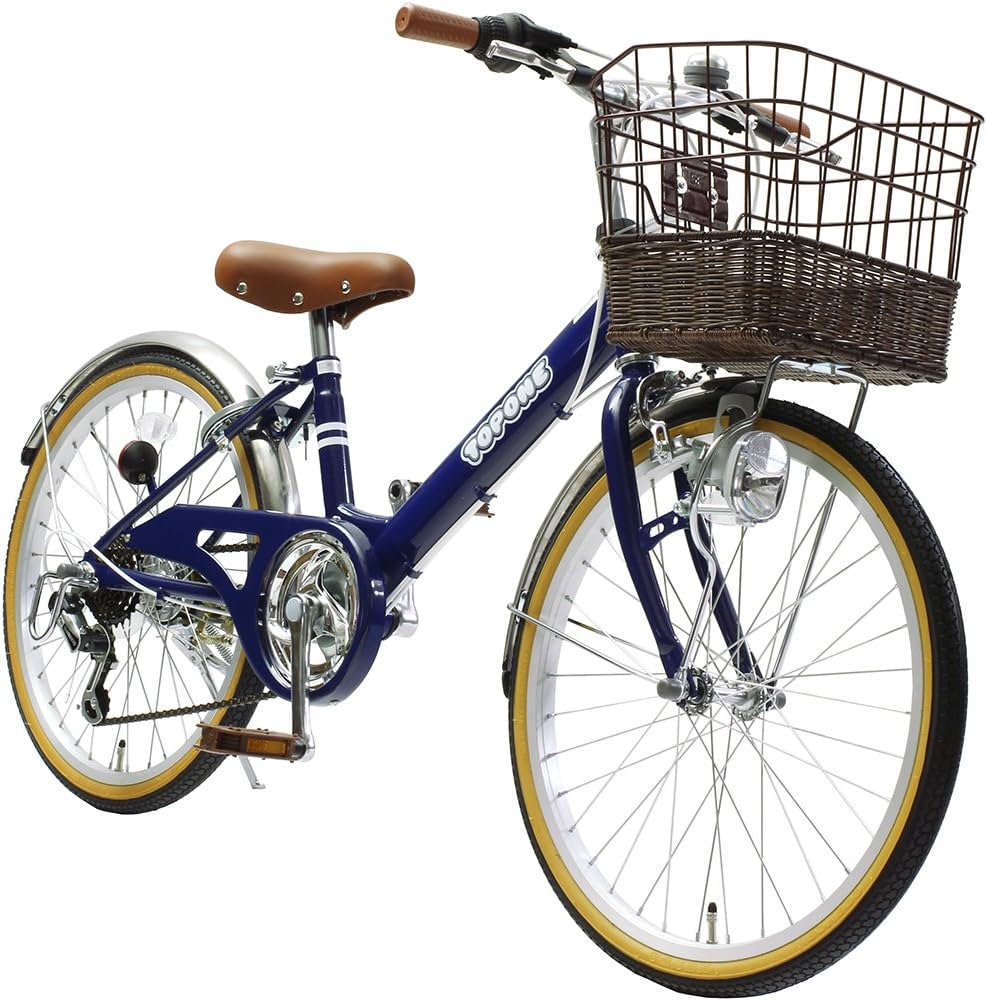 Amazon | 子供用自転車 20インチ スチール シマノ製 6段変速 カゴ