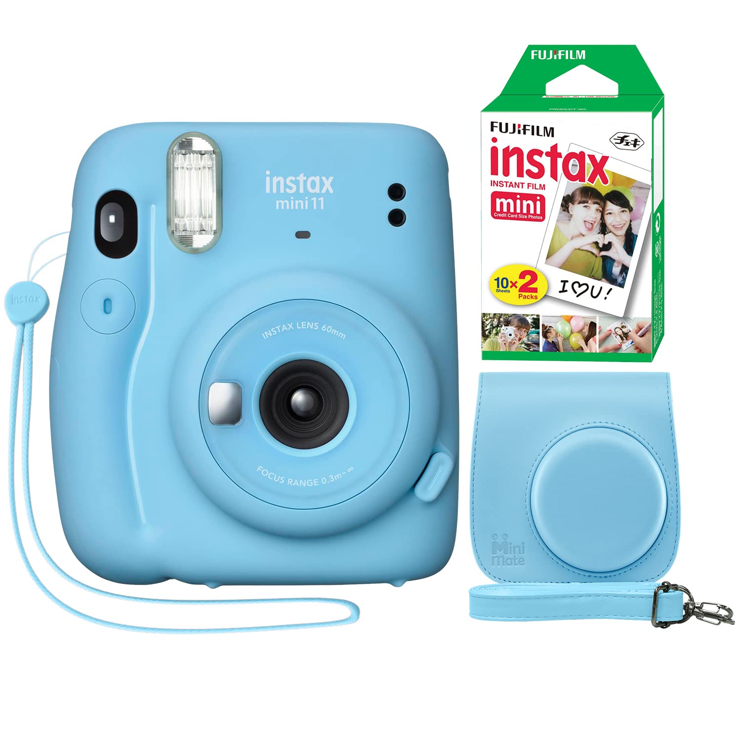 Amazon.com : Fujifilm Instax Mini 11 Instant Camera Sky Blue +