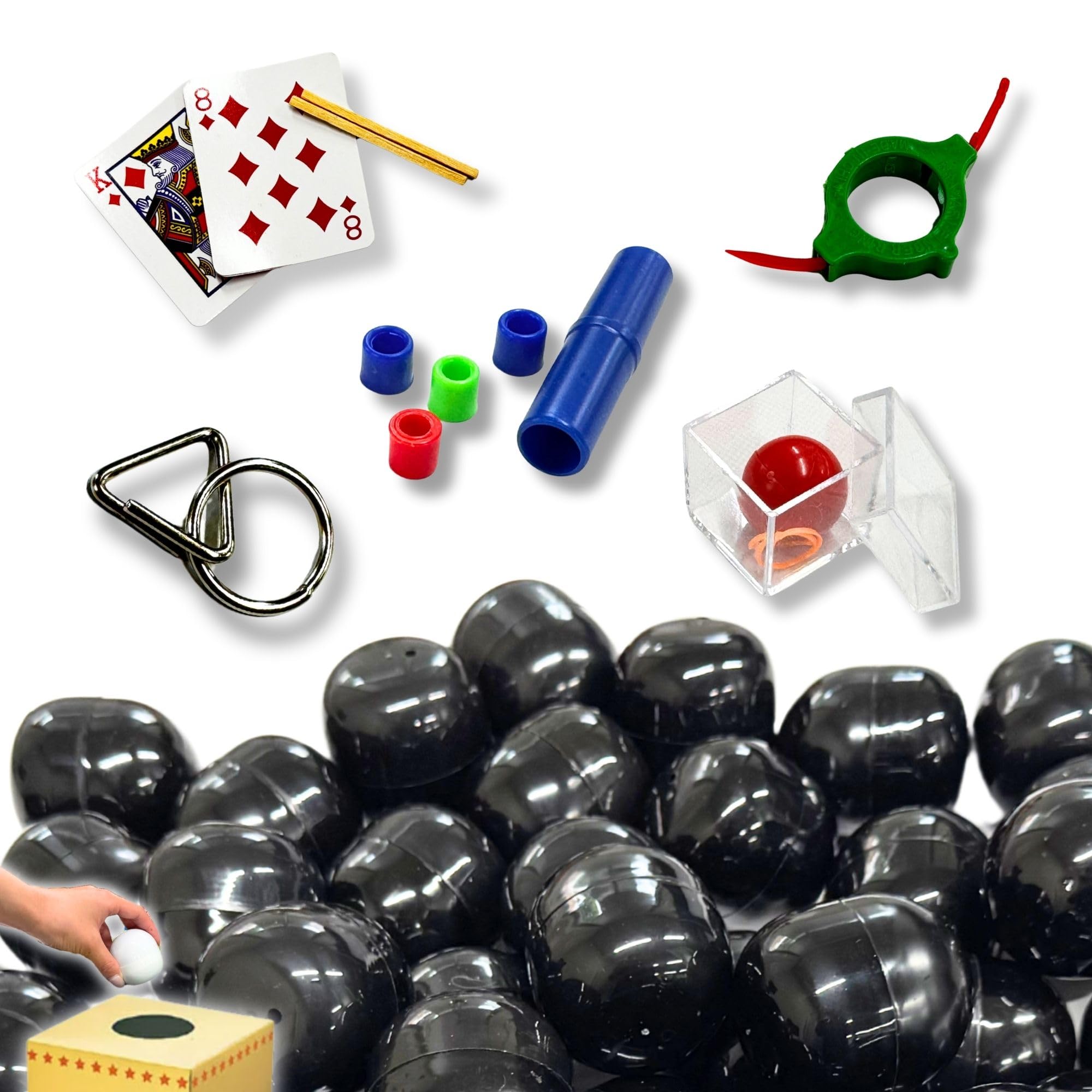 Amazon | 【嬉しい 縁日 用品】 マジック おもちゃ ガチャガチャ 60個