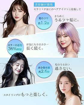 Amazon.co.jp: IOFVSSI ストレートアイロン ミニ ヘアアイロン 28mm