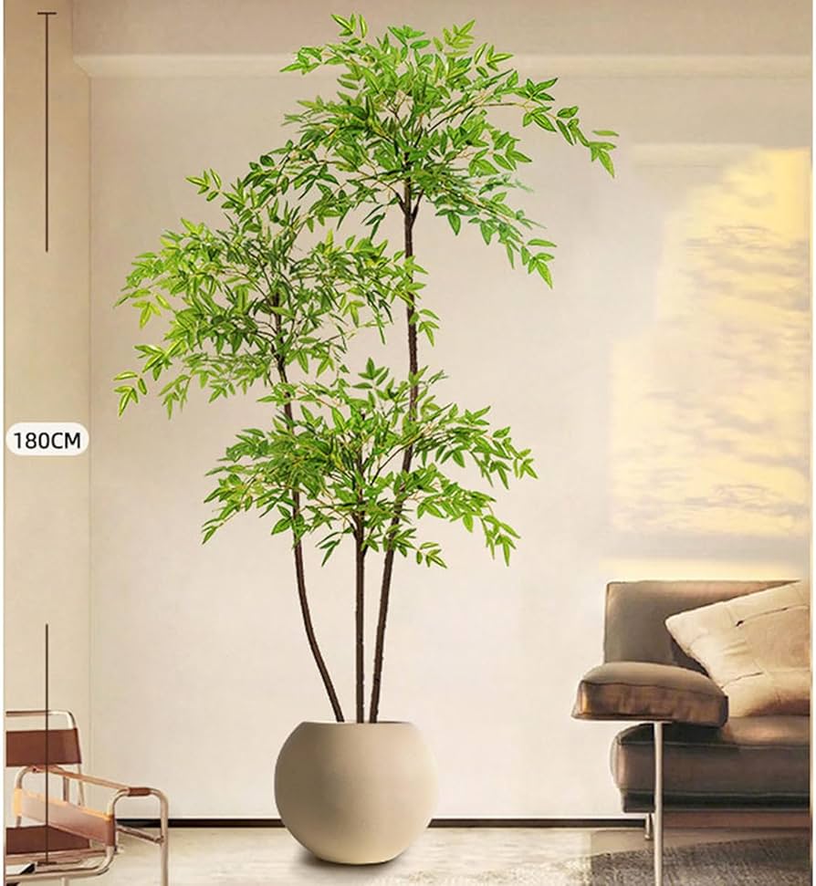 Amazon｜HGJH フェイクグリーン 大型 180CM 観葉樹 人工観葉植物
