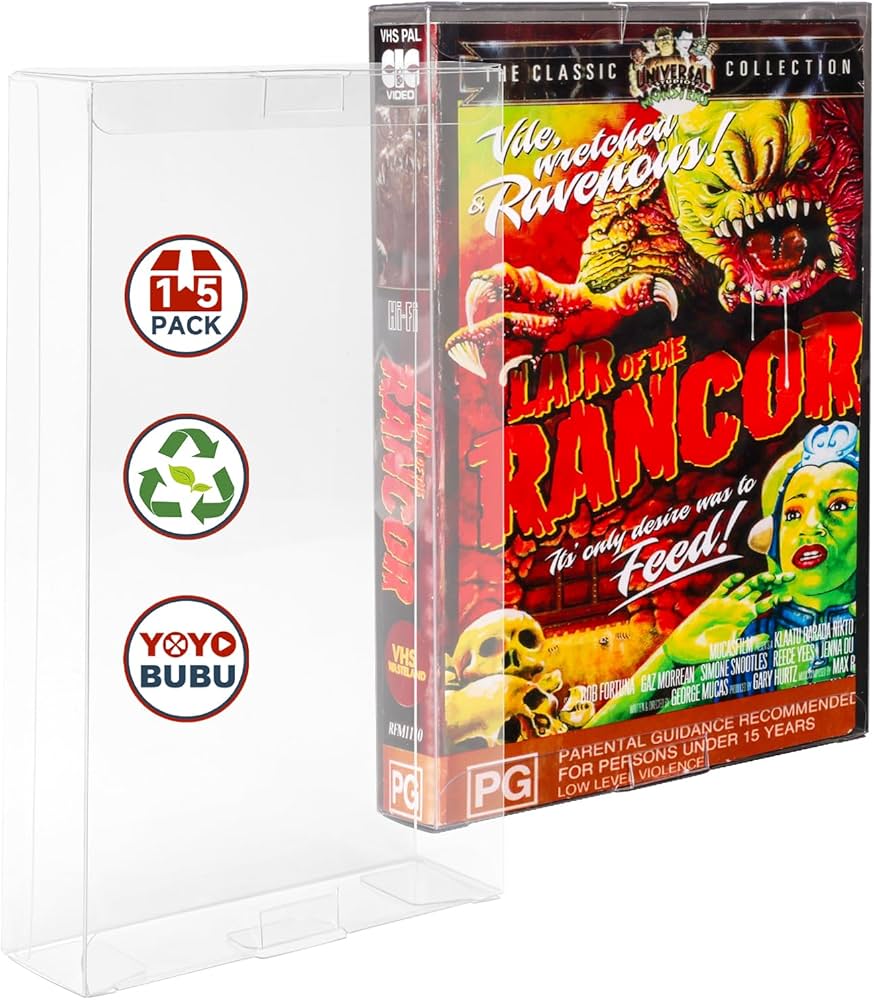 Amazon.com: yoyobubu 30 Pack VHS Tape Protector Case | Sturdy