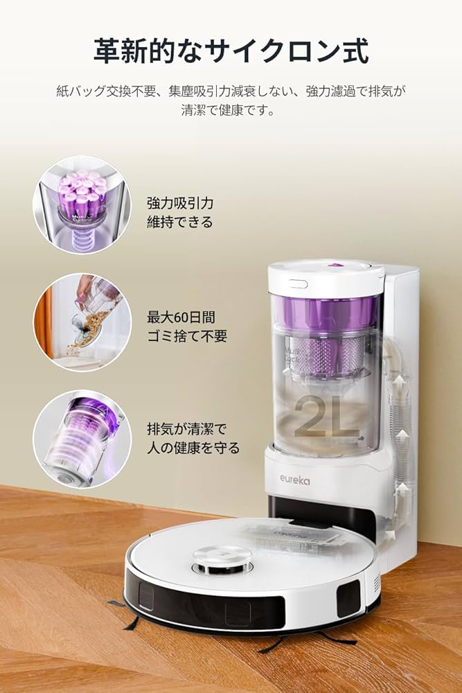 Amazon | 【2025 最新サイクロン式】EUREKA（ユーリカ） E20 EVO PLUS