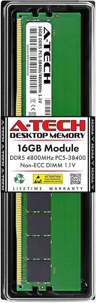 A-Tech 16GB RAM Replacement for Kingston KVR48U40BS8-16 | DDR5