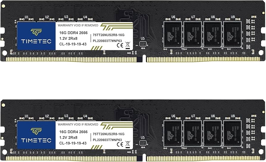 Amazon.co.jp: Timetec プレミアム 32GB KIT(2x16GB) DDR4 2666MHz PC4