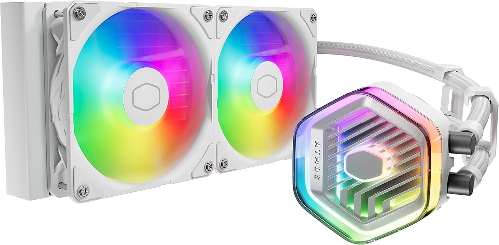 Amazon.com: Cooler Master 240 Atmos White High Performance Close