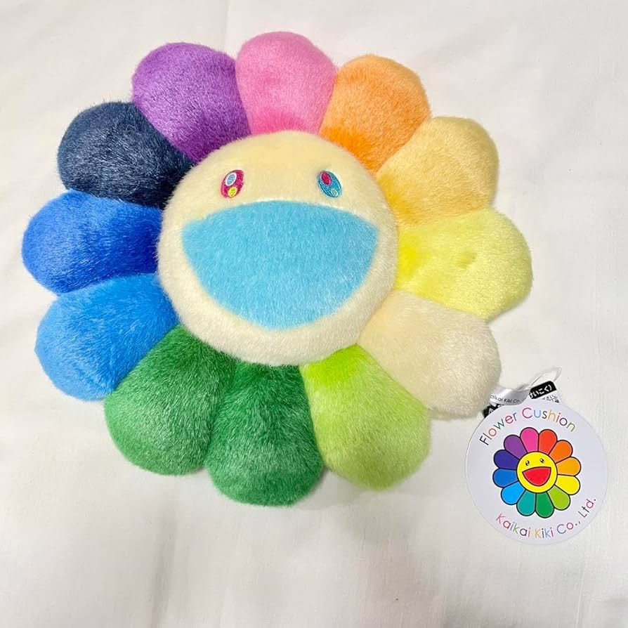 カイカイキキ Youtuberヒカル×村上隆コラボ フラワークッション約95cm