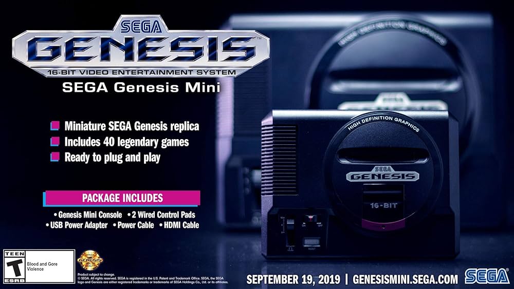 Amazon.com: Sega Genesis Mini - Genesis by SEGA (Renewed) : Video