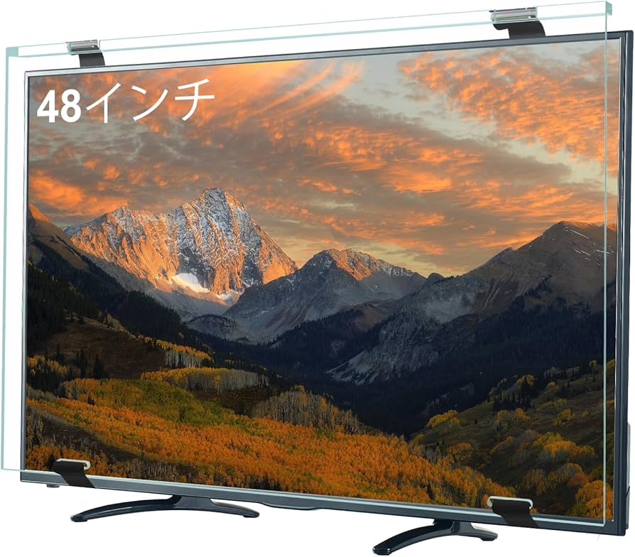 Amazon | 液晶テレビ保護パネル 48インチ テレビカバー アクリル製