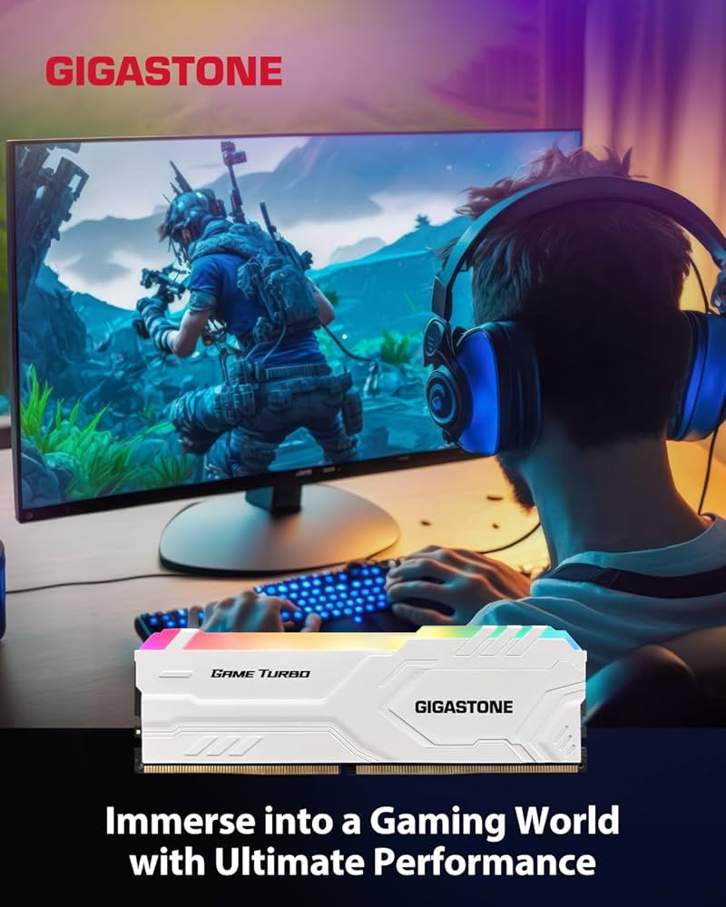 Amazon.co.jp: 【発光型 DDR4】GIGASTONE Game TURBO 16GBx4枚 (64GB