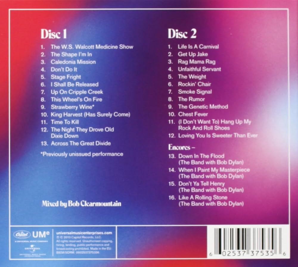 Live at The Academy of Music 1971: BAND: Amazon.ca: Music