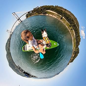 Amazon | WOWSEA フライフィッシュ F2 空気注入式パドルボード 丈夫で