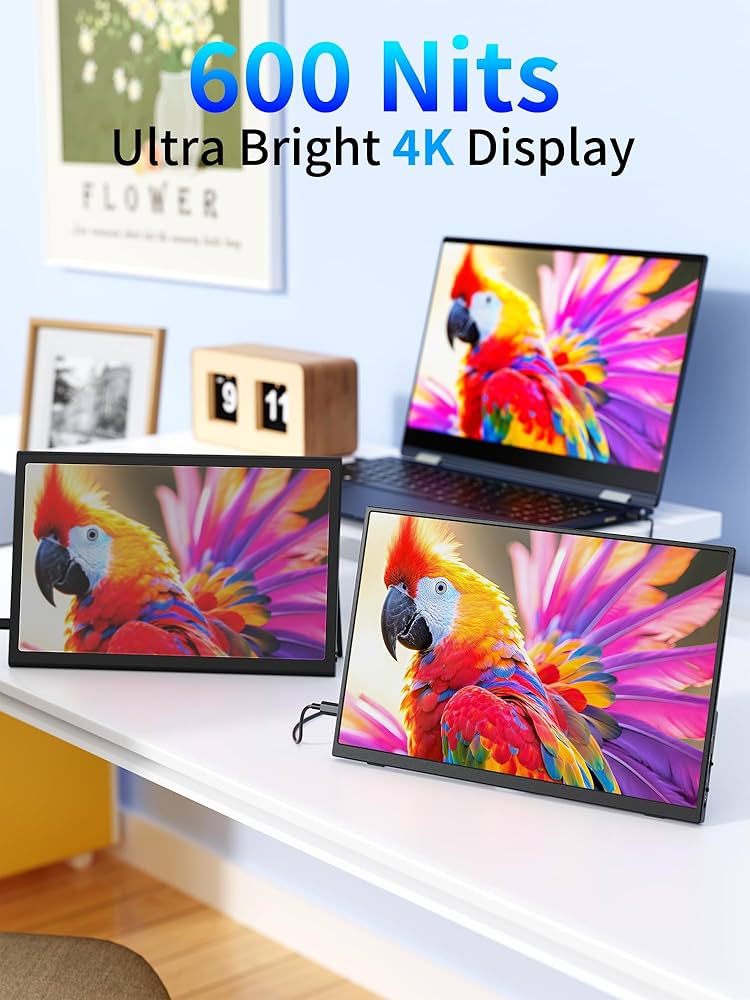 MAGICRAVEN 4K Portable Monitor, 13.3