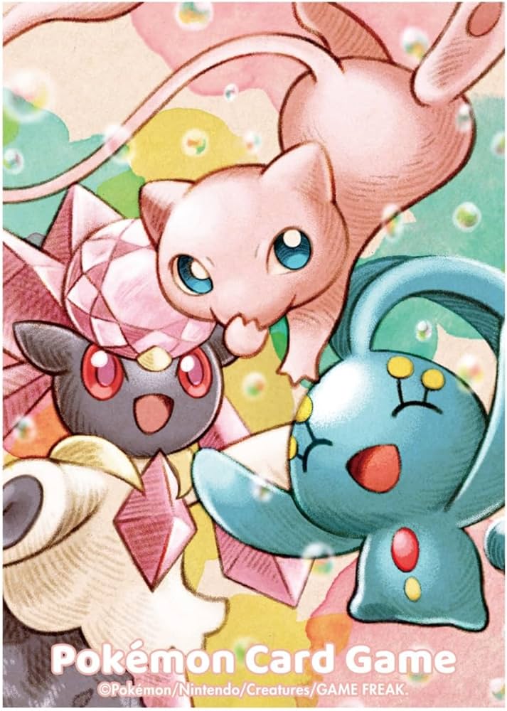 Amazon.co.jp: ポケモンカードゲーム デッキシールド ミュウ＆マナフィ