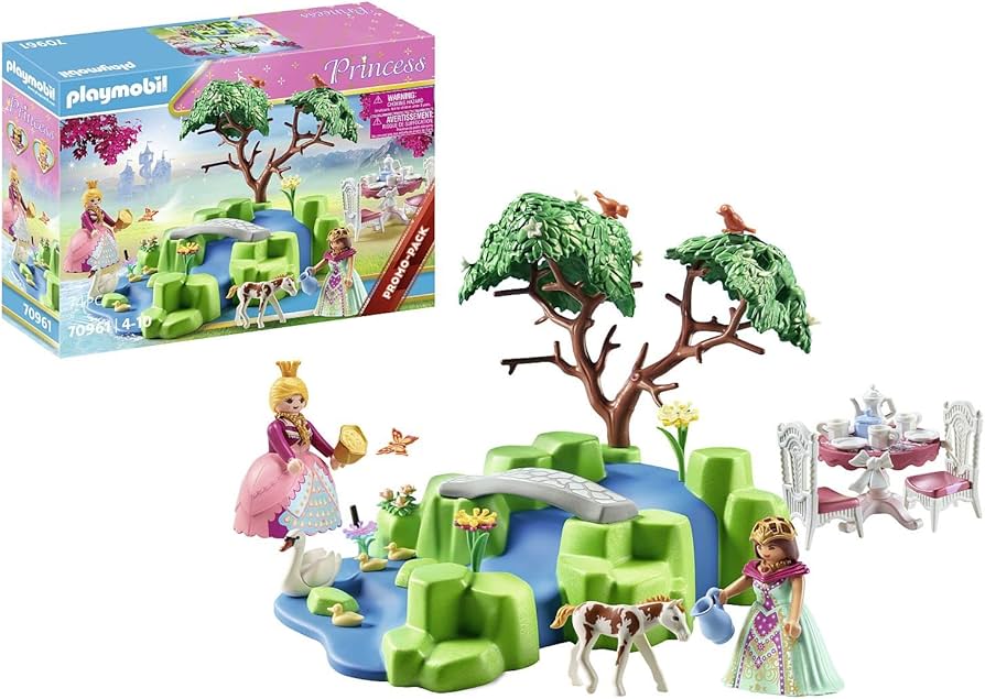 Amazon.com: Playmobil Princess Picnic with Foal : Toys & Games