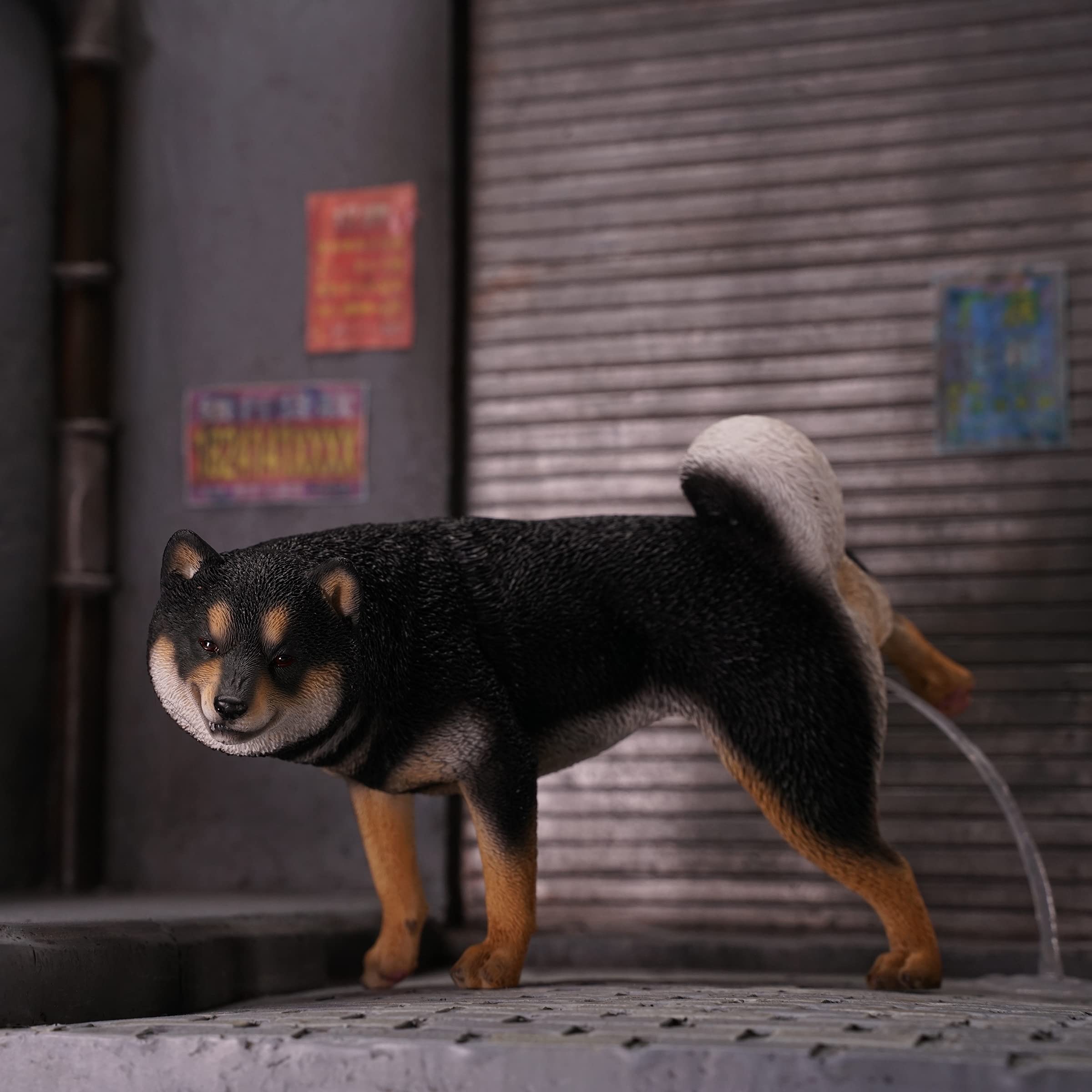 Amazon.co.jp: JXK 柴犬 樹脂 犬 ピー スタチュー ホーム 装飾 犬