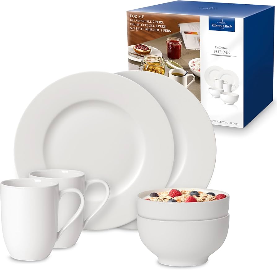 Amazon.com | Villeroy & Boch For Me Breakfast Service, Set for 2