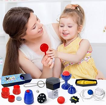 Amazon | Heyzeibo マジックキット - 60+ 子供用手品、マジシャン