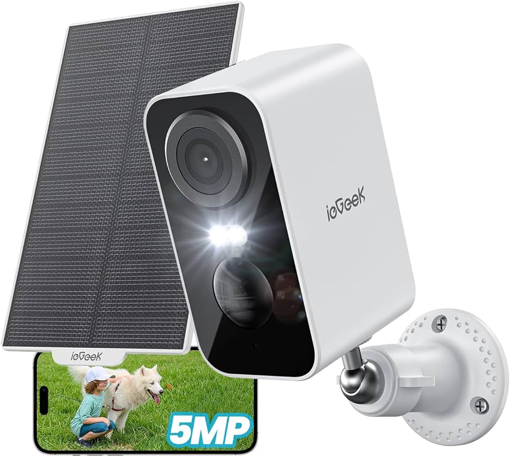 Amazon.co.jp: 【強化版500万高画素・録画機能搭載】ieGeek 防犯カメラ