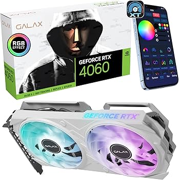 Amazon | GALAX GeForce RTX™ 4060 EX ホワイト 1-Click OC, Xtreme