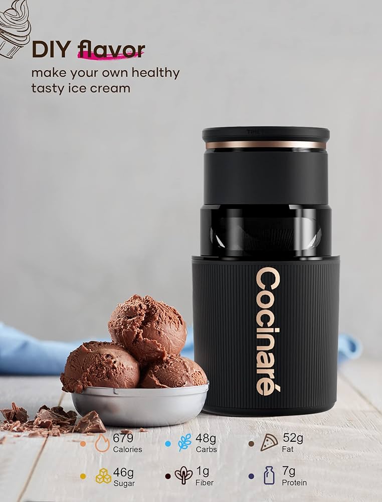 Amazon | Cocinare KRUSH アイスクリームメーカー ワイヤレス