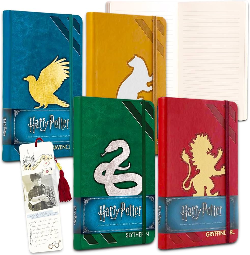 Amazon.co.jp: ハリーポッタージャーナルセット ~ 4パックノートブック