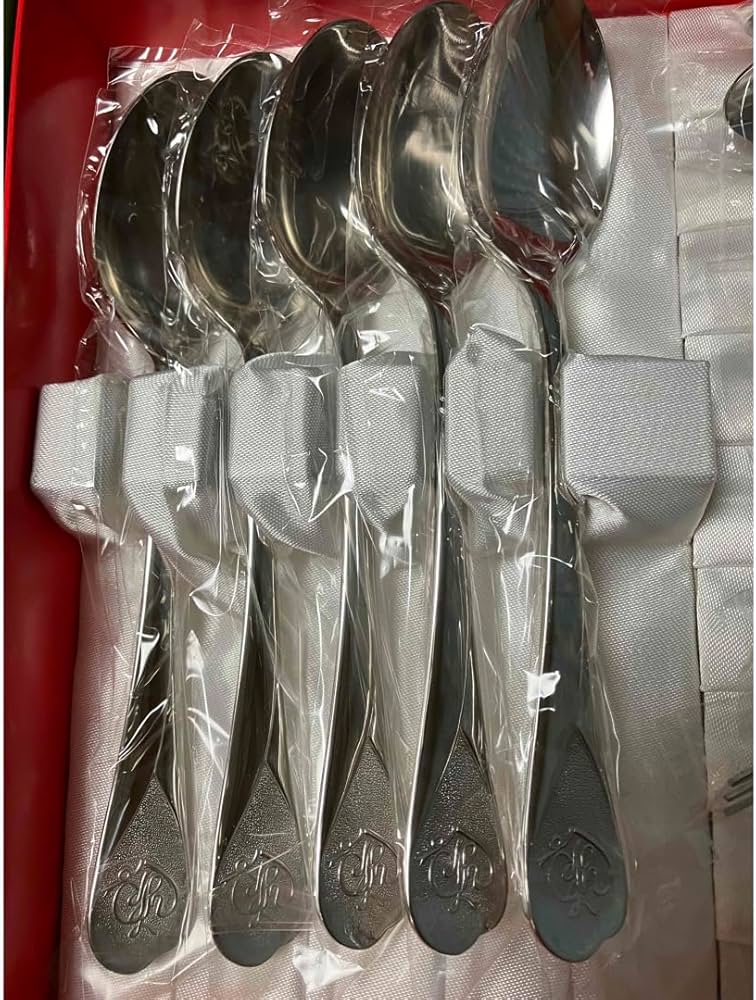 0612スプーン フォーク 桂由美 カトラリー 5客セット 18-10ステンレ