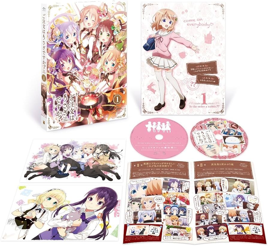 Amazon.co.jp: ご注文はうさぎですか?? 第1巻 (初回限定版) [Blu-ray