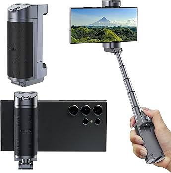 Amazon | TELESIN 多機能スマホグリップ 自撮り棒 三脚 一脚