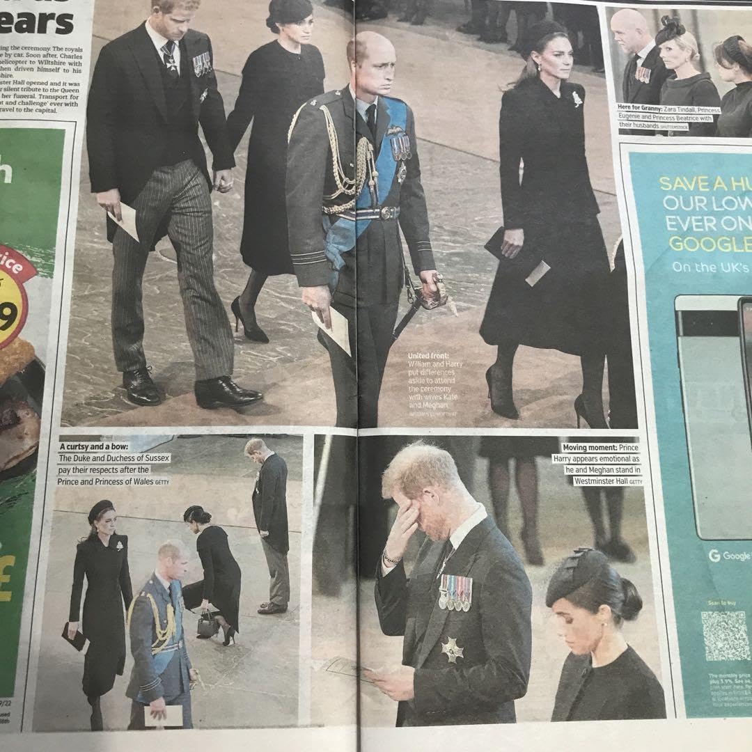 Amazon.co.jp: 英 METRO 新聞 号外 エリザベス女王ご逝去 メトロ 英字