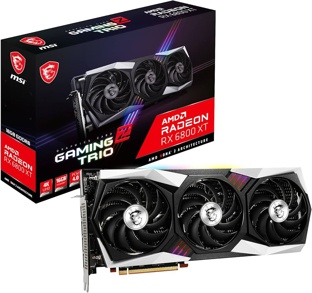 Amazon | MSI Radeon RX 6800 XT GAMING Z TRIO 16G グラフィックス