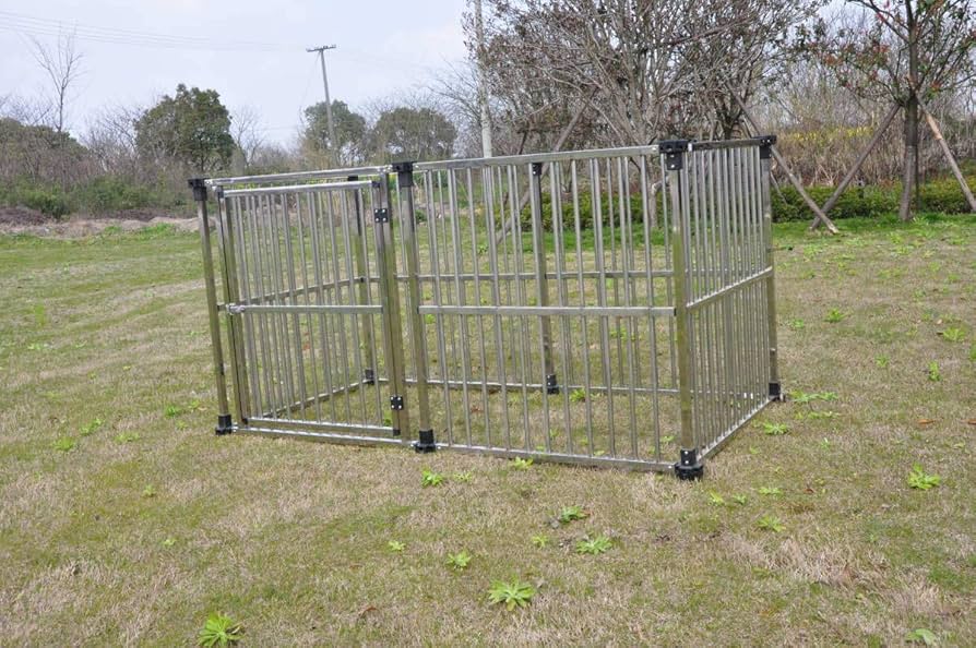 Amazon | ステンレス製 ドッグハウス マルチサークルハウス DFS-C1