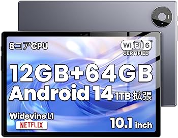 Amazon.co.jp: 【タブレット 10インチ Wi-fiモデル】8コア CPU 12GB+