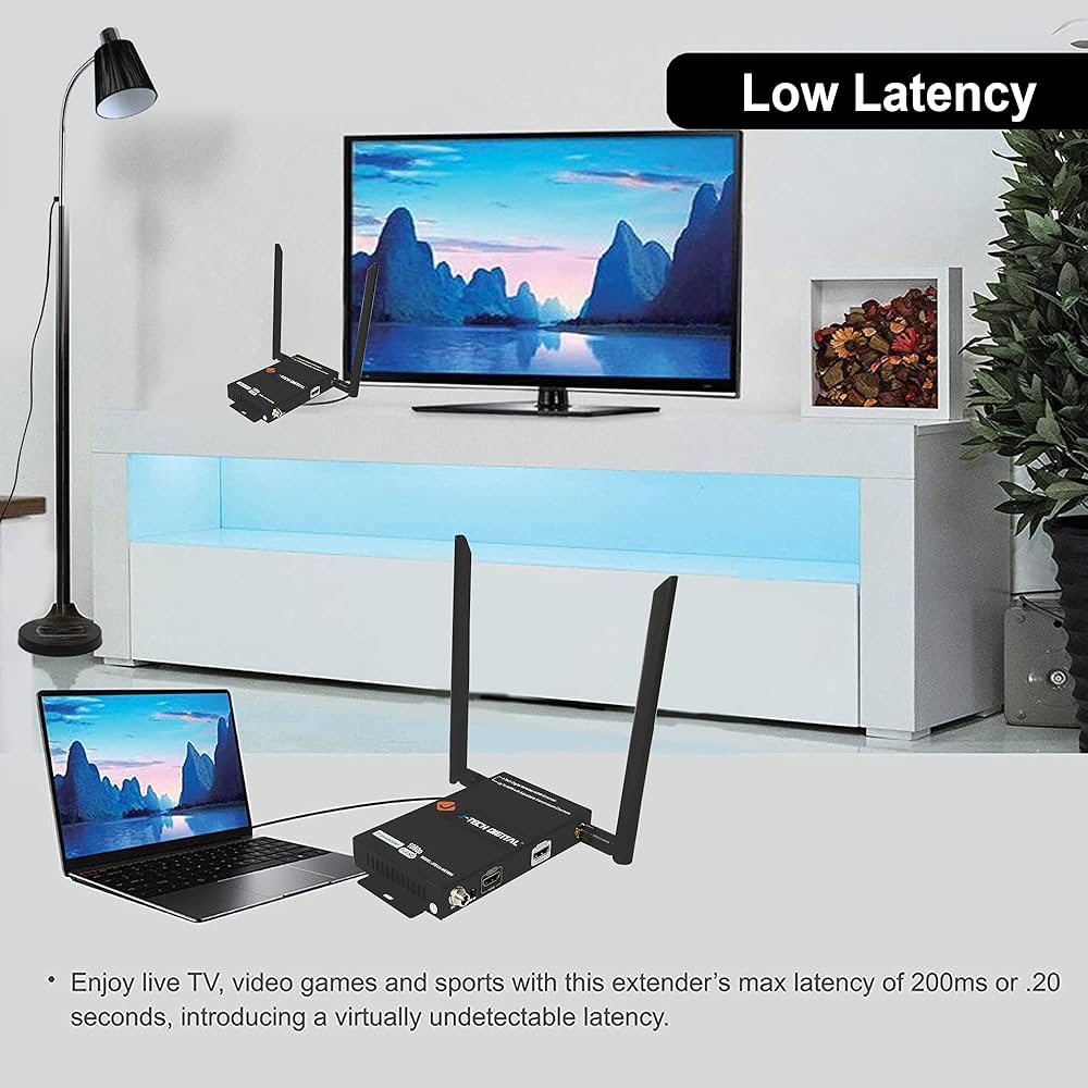 Amazon.com: J-Tech Digital Wireless HDMI Extender 1080p up to 660