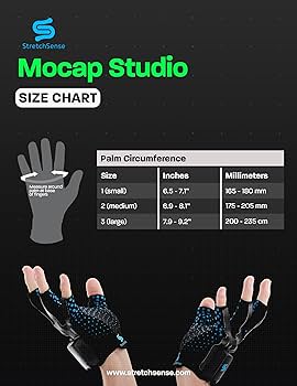 Amazon.co.jp: StretchSense（ストレッチセンス） Studio Glove M