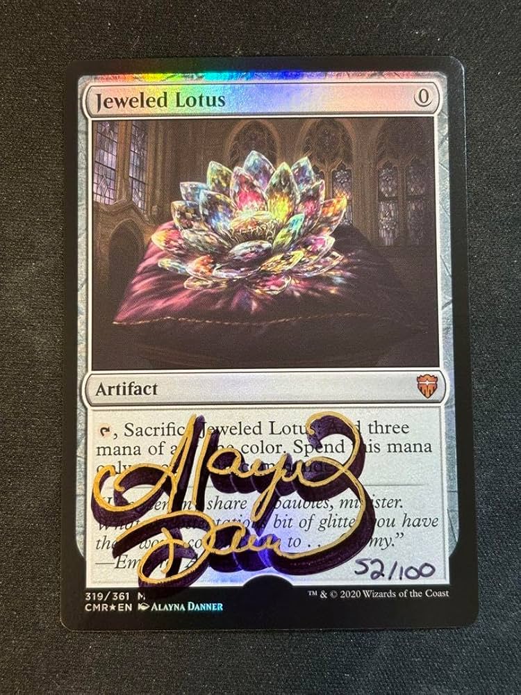 Amazon.co.jp: MTGJeweled Lotus宝石の睡蓮 foil アーティストプルーフ